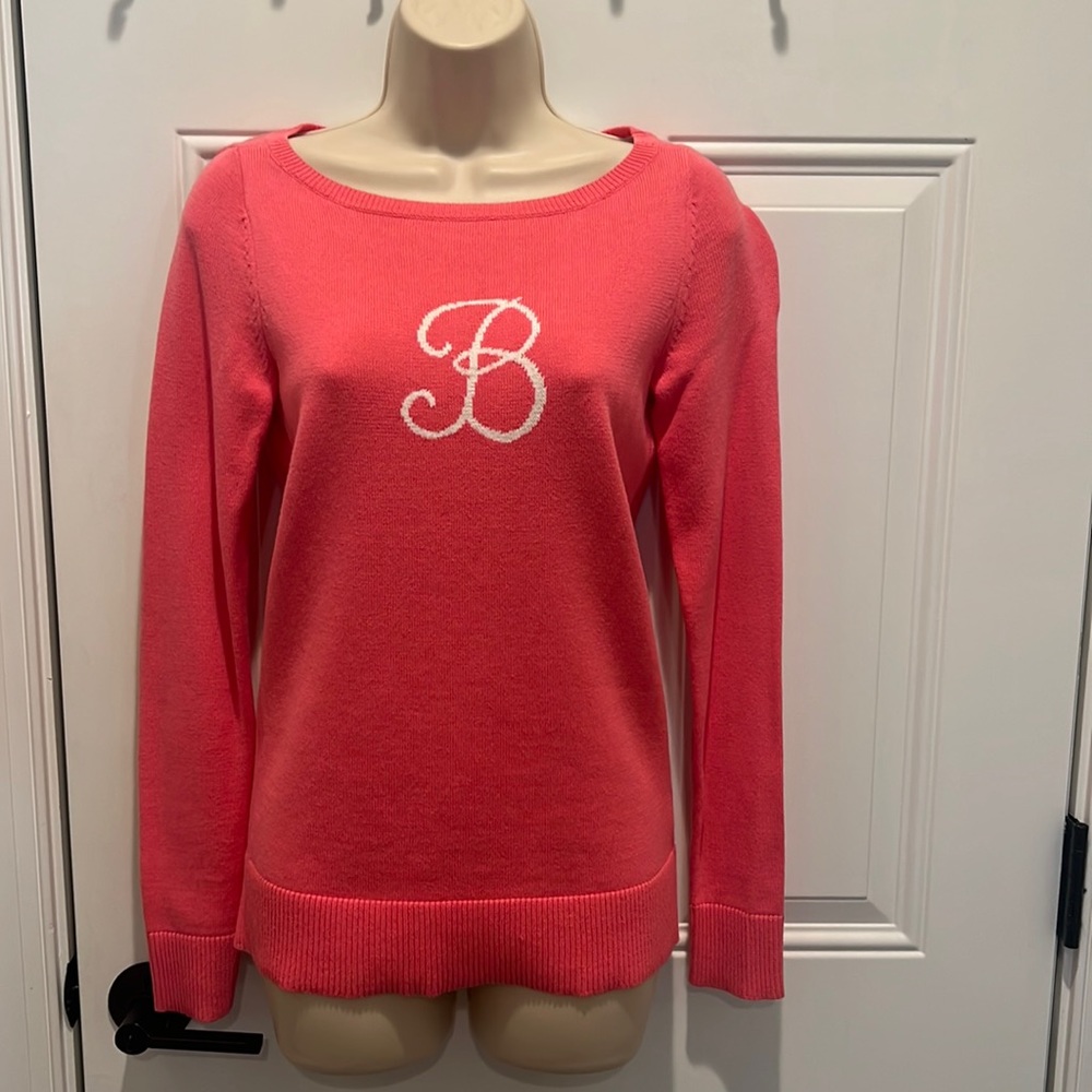 EUC! Lilly Pulitzer “B” Sweater